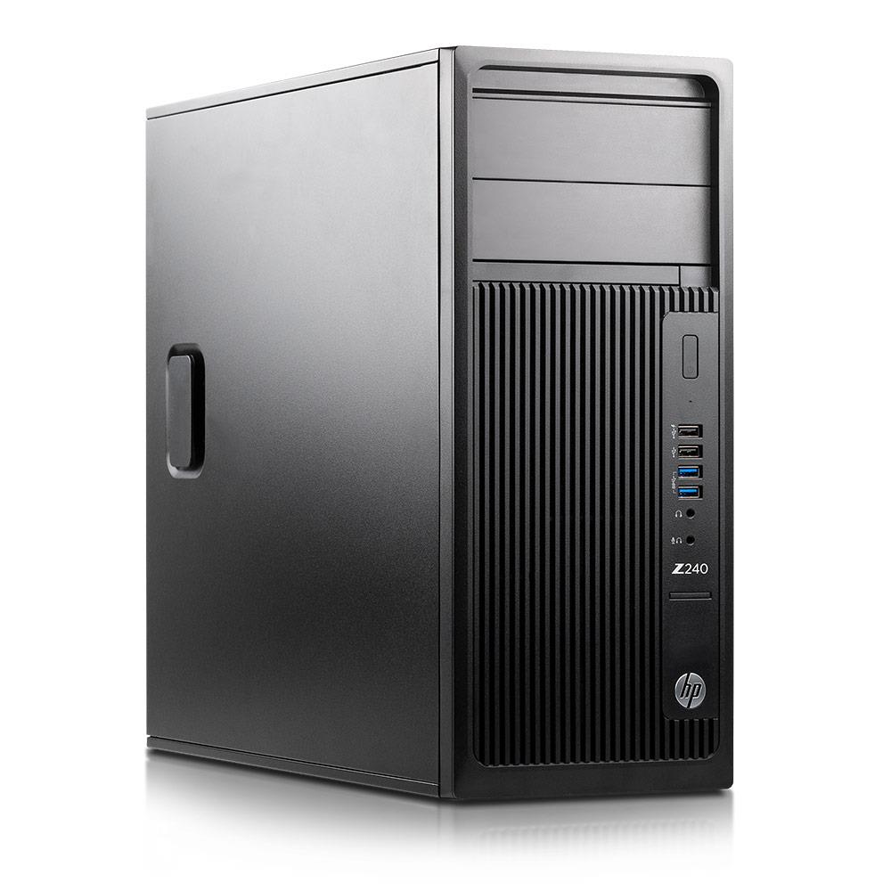 ESTACION DE TRABAJO CORE I7 SEXTA GEN, HP Z240 TOWER WORKSTATION, RAM 12GB, SSD 256GB, VIDEO 1GB.